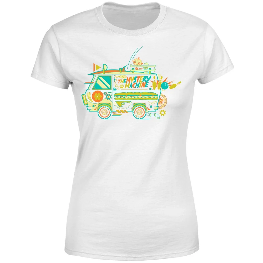 T-shirt The Mystery Machine - Blanc - Femme - XS Image 1