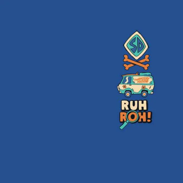 T-shirt Ruh-Roh! - Bleu - Homme