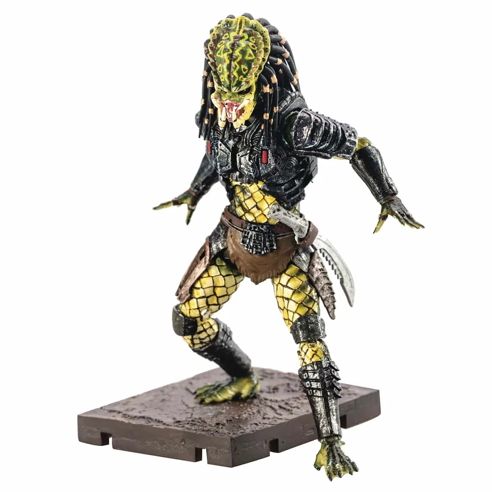 Hiya Toys Predator 2 Figurine articulée à l'échelle 1/18 Lost Predator PX Image 1
