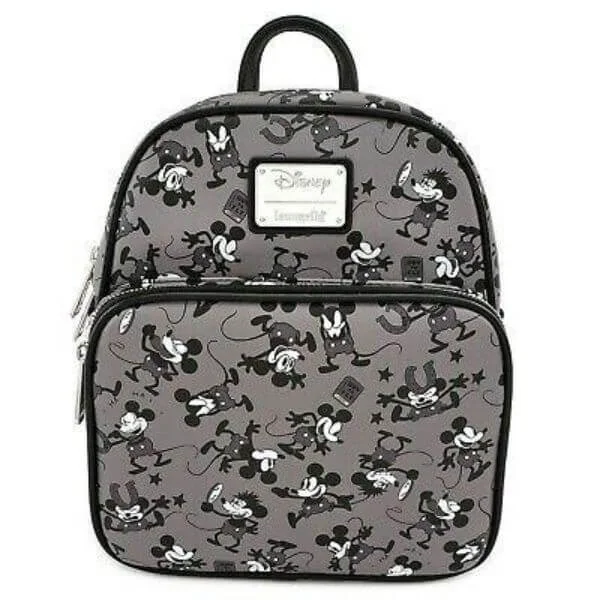 Mini sac à dos en simili-cuir Mickey Mouse Loungefly Disney Image 1