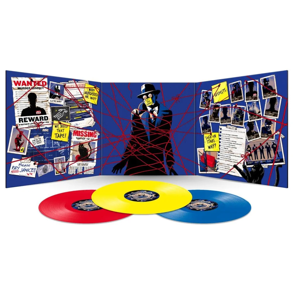 Dirk Gently, détective holistique (vinyle Hollistic rouge, jaune et bleu de 140 g) Image 1