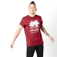 T-shirt Tortues Ninja Bebop And Rocksteady unisexe - Bordeaux