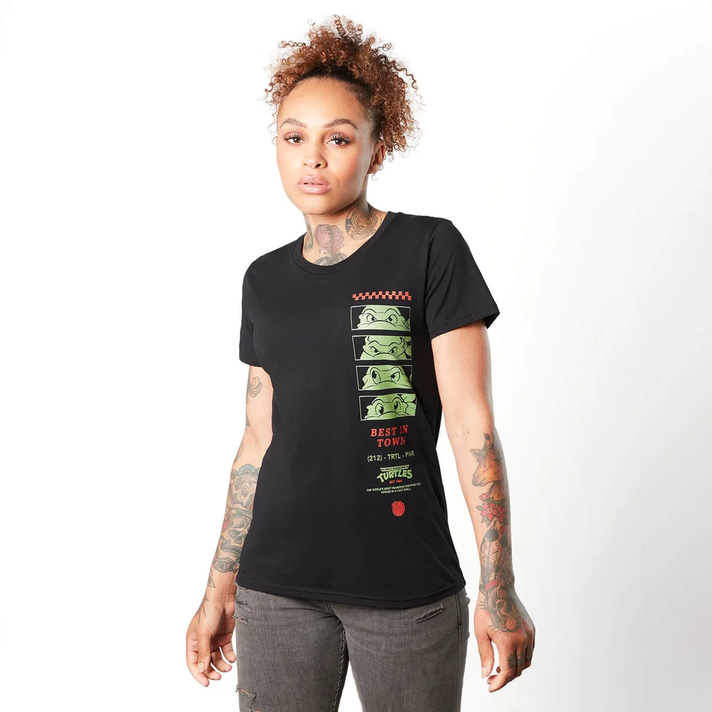 T-shirt Tortues Ninja Fearsome Fighting Team femme - Noir - XS Image 1