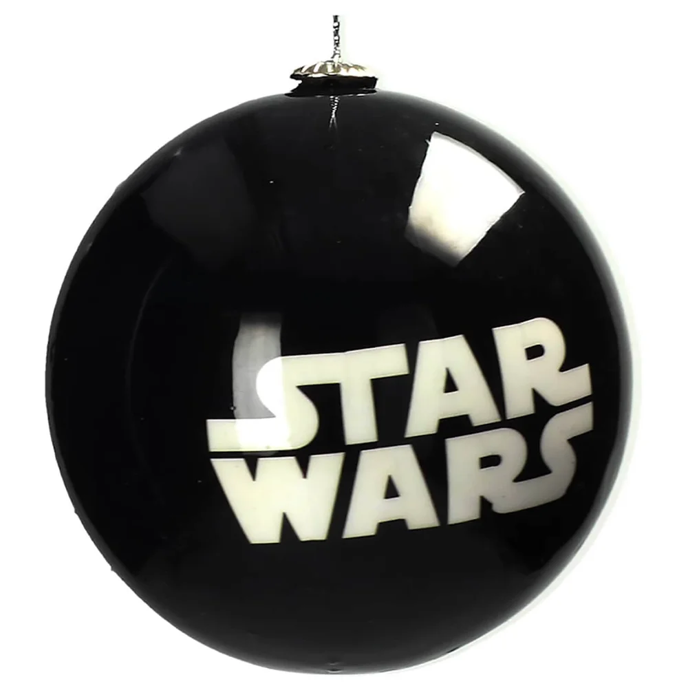 Star Wars Christmas Bauble - White Logo Image 1