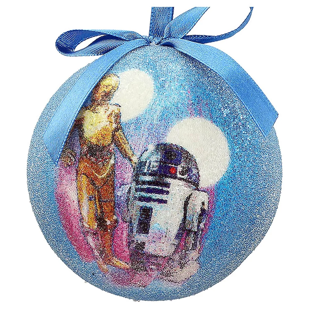 Star Wars Christmas Bauble - C 3PO and R2 D2 Image 1