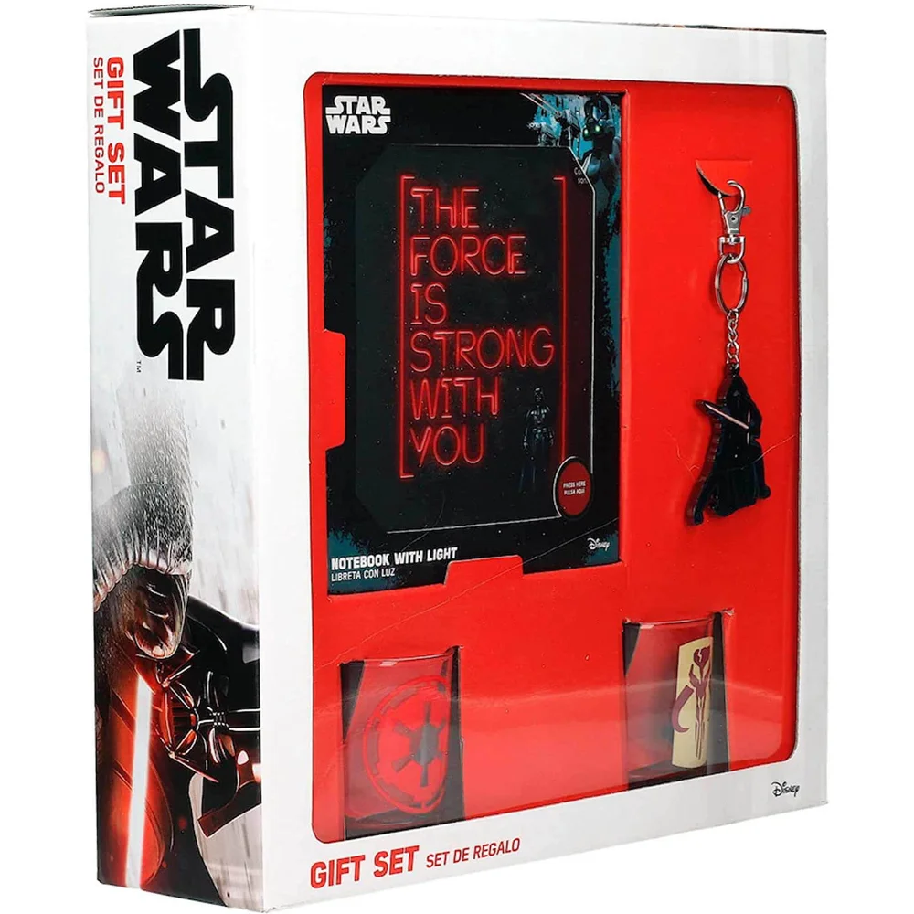 Star-Wars Gift Set (Notebook, Glasses and Keychain) Image 1