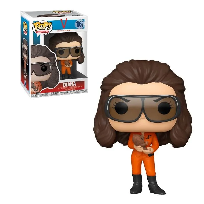 V TV Show Diana en lunettes de soleil avec Rodent Pop ! Figurine en Vinyle Image 1