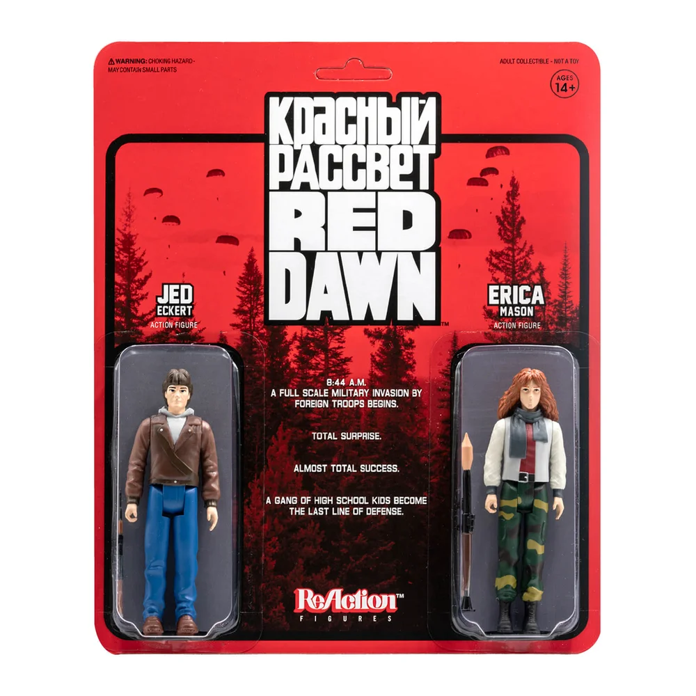 Super7 Red Dawn Figurines articulées Pack de 2 - Erica et Jed Image 1