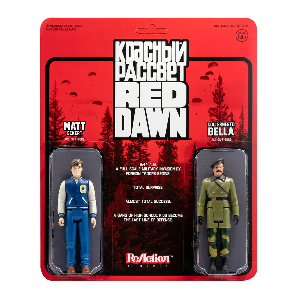Super7 Red Dawn Figurines articulées Pack de 2 - Matt et Bella Image 1