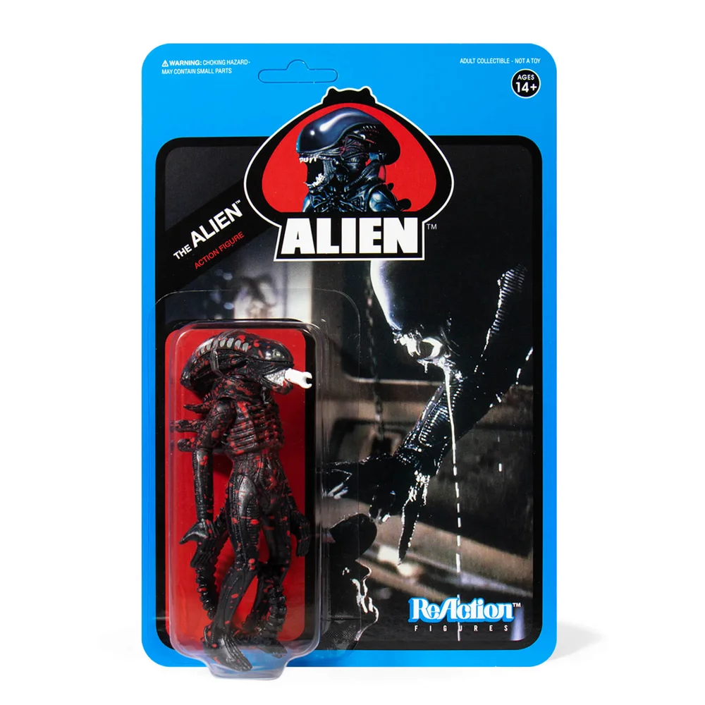 Super7 Alien Figurine articulée Alien sanglant bouche ouverte (carte bleue) Image 1