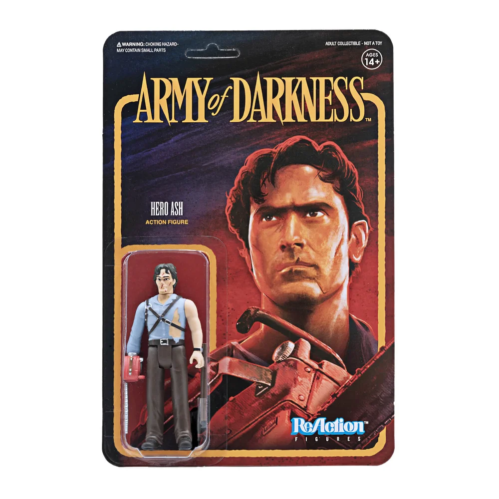 Super7 Armée des Ténèbres Figurine articulée Ash with Chainsaw Hand Image 1