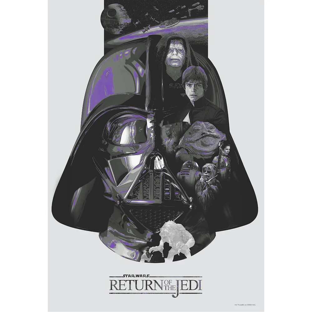 Star Wars : Le Retour du Jedi "Le Sixième" Lithographie par Devin Schoeffler Image 1