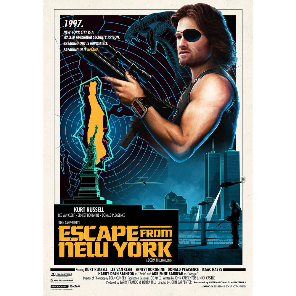 John Carpenter's - Escape From New York Lithographie par Matt Ferguson Image 1