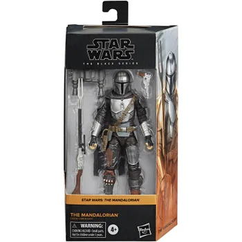 Hasbro Star Wars Série Noire Figurine articulée Le Mandalorien à l'échelle 15 cm