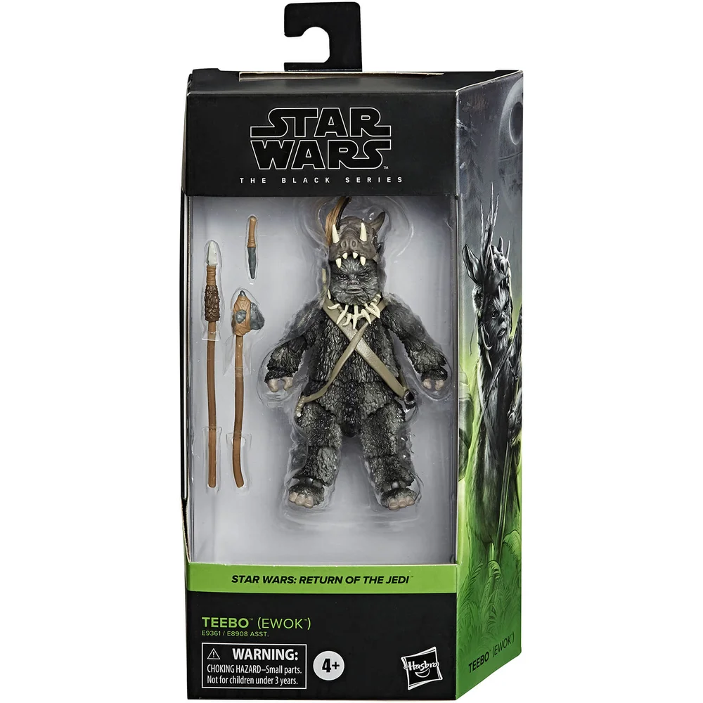 Hasbro Star Wars Série Noire Figurine articulée Teebo (Ewok) à l'échelle 15 cm Image 1