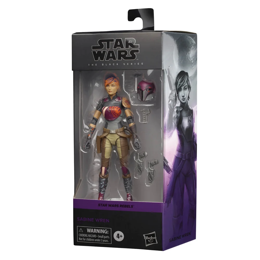 Hasbro Star Wars Série Noire Figurine articulée Rebels Sabine Ren à l'échelle 15 cm Image 1