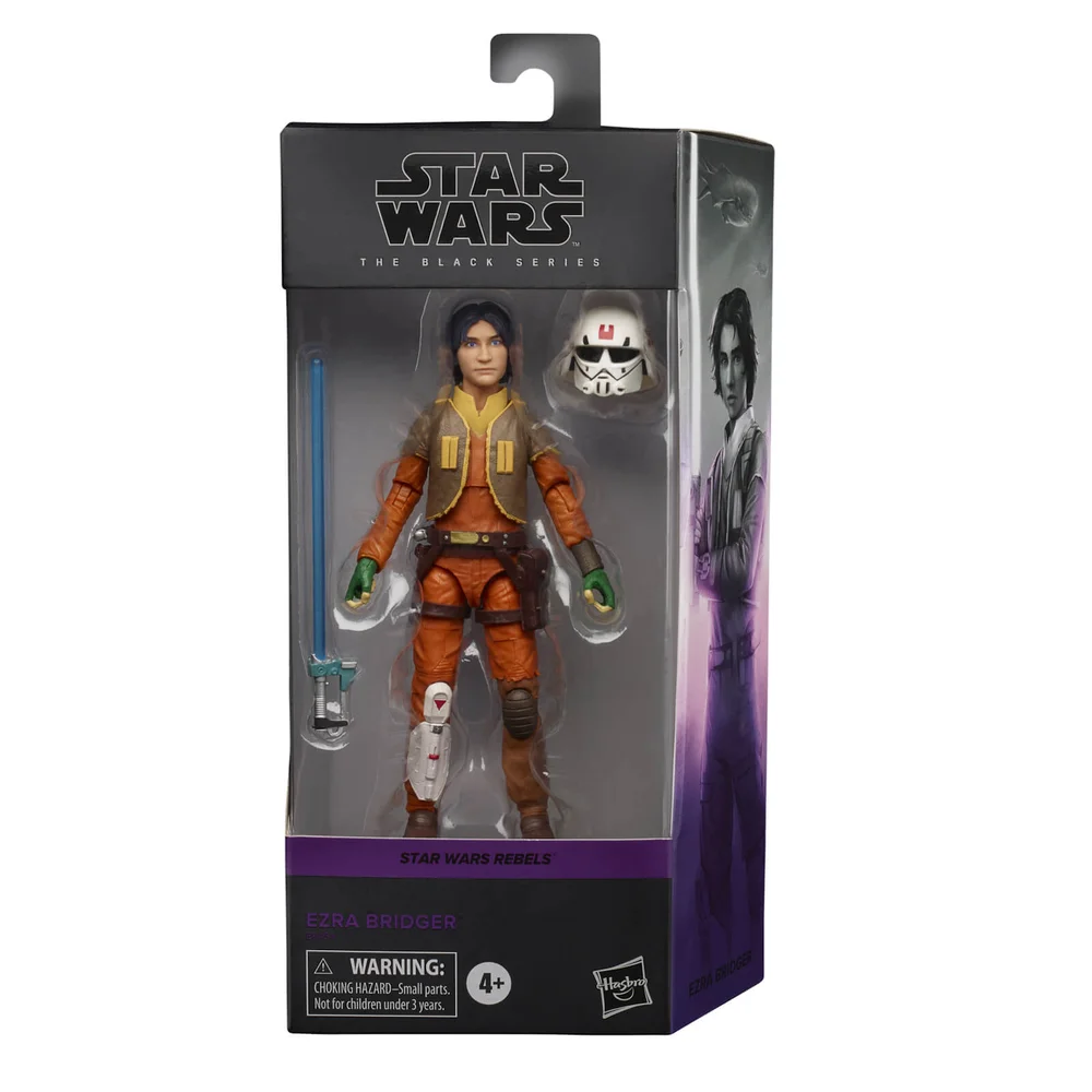 Hasbro Star Wars Série Noire Figurine articulée Rebels Ezra Bridger Figure échelle à l'échelle 15 cm Image 1