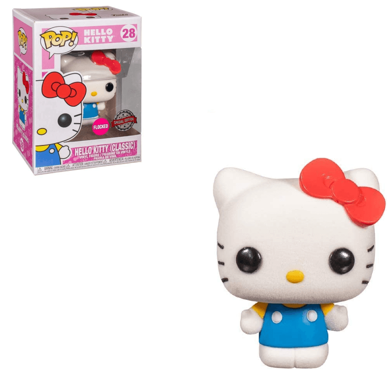 Hello Kitty Flocked EXC Pop! Vinyl Figure Image 1