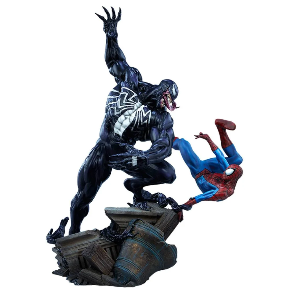Sideshow Collectibles Marvel Maquette Spider-Man contre Venom 56 cm Image 1