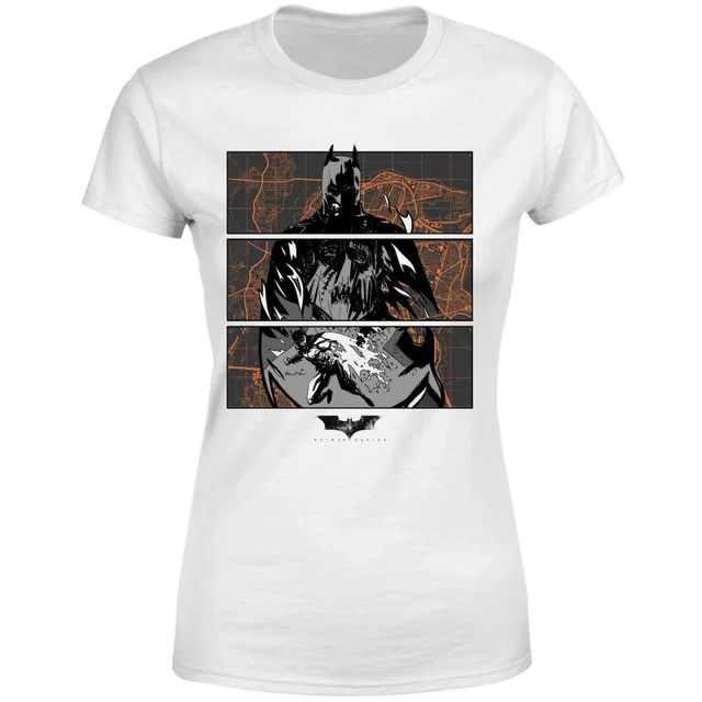 T-Shirt Batman Begins Gotham City Defender Femme - Blanc