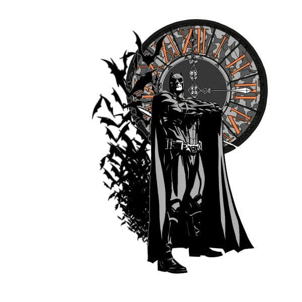 T-Shirt Batman Begins Face Your Fear Femme - Blanc