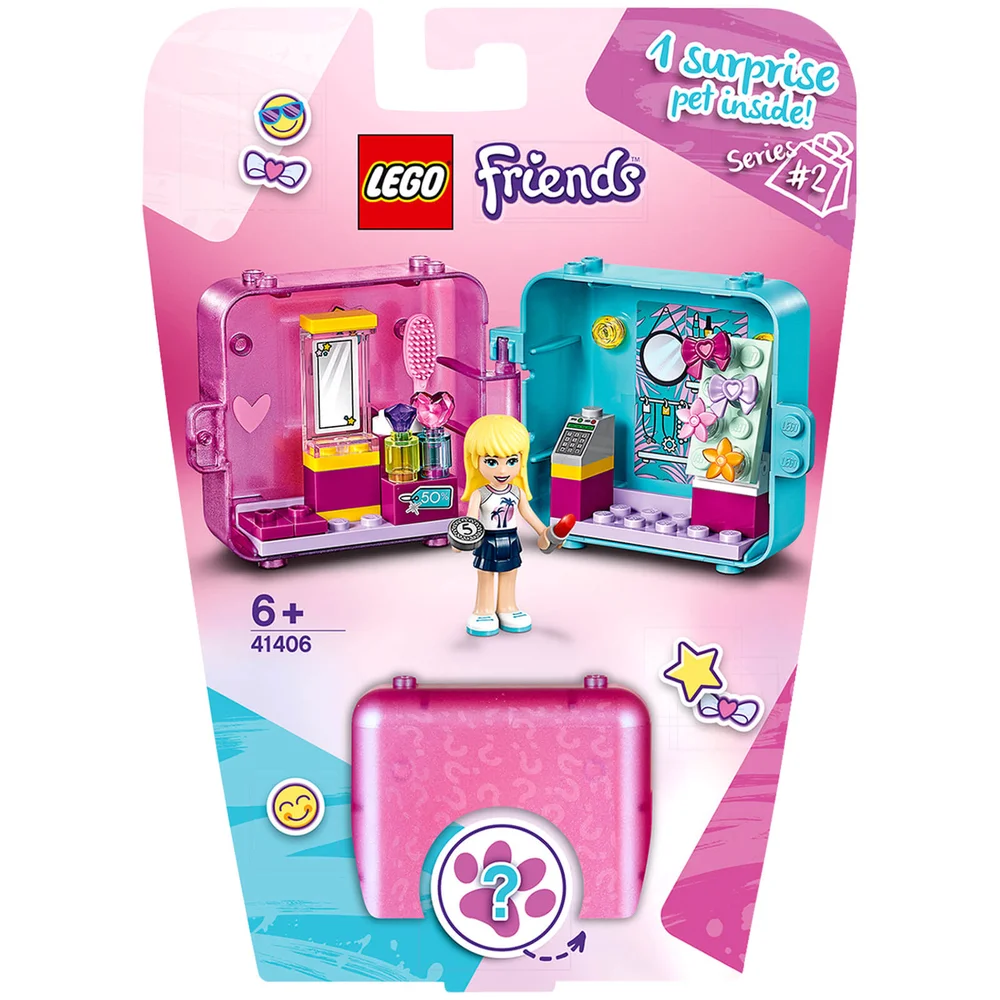 LEGO Friends : Ensemble de Jeux de construction Le cube de jeu shopping de Stéphanie (41406) Image 1