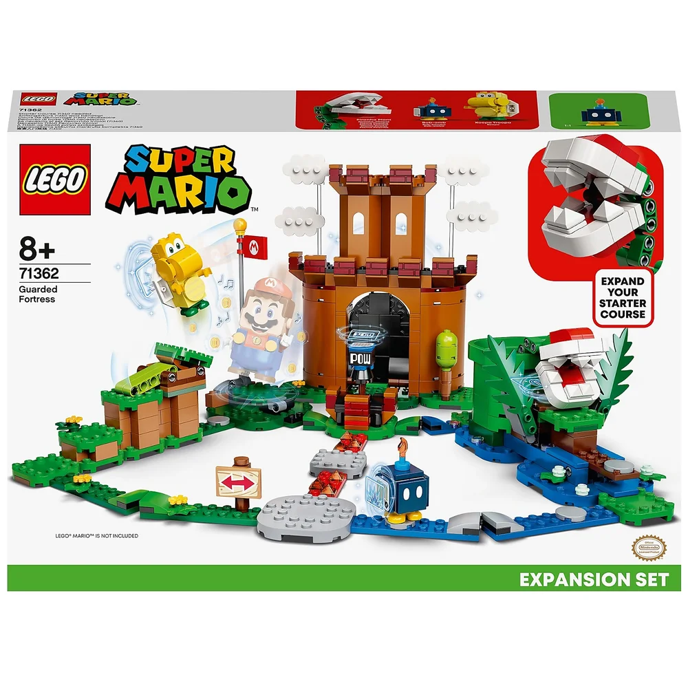 LEGO Super Mario Ensemble de Jeux de construction Ensemble d'Extension La forteresse de la Plante Piranha (71362) Image 1