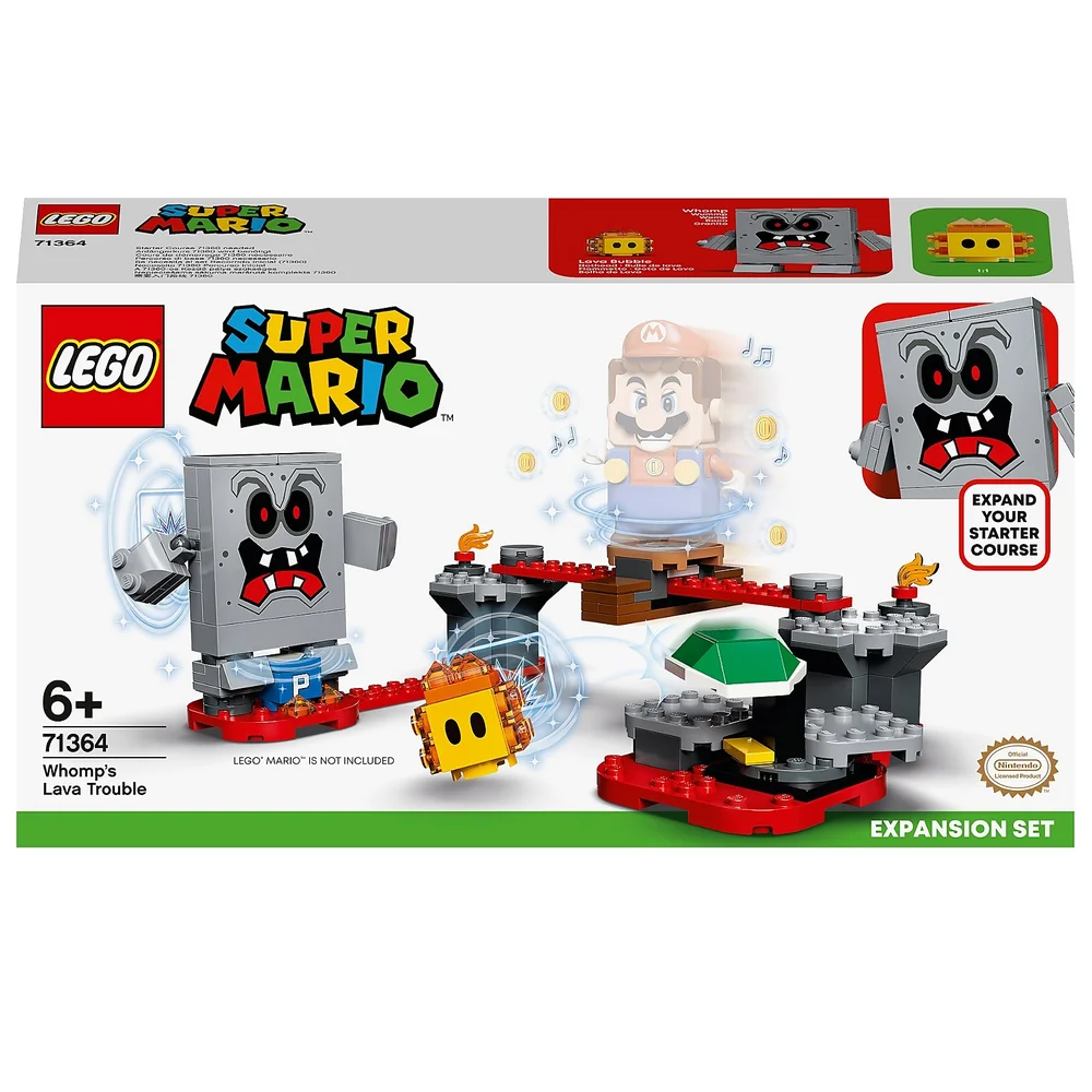 LEGO Super Mario Ensemble de Jeux de construction Ensemble d'Extension La forteresse de lave de Whomp (71364) Image 1
