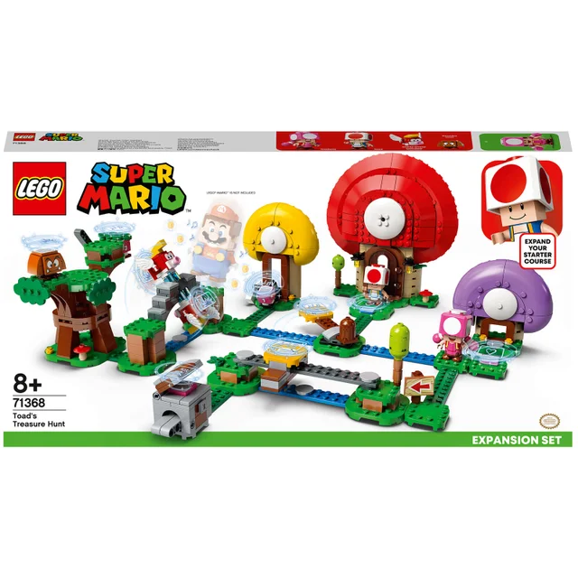 LEGO Super Mario 71368 Ensemble d'extension La chasse au trésor de Toad