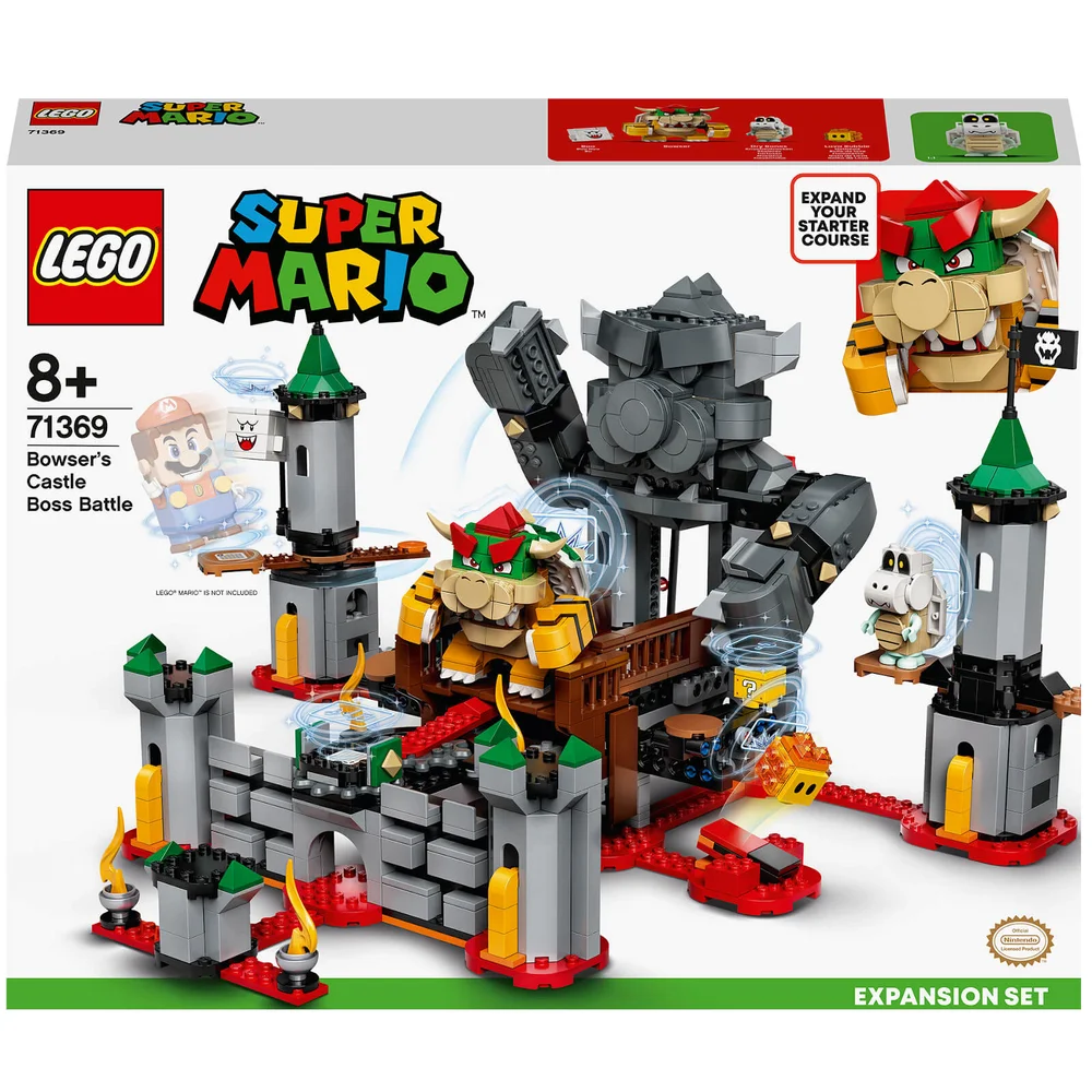 LEGO Super Mario Ensemble de Jeux de construction Ensemble d'Extension La bataille du château de Bowser (71369) Image 1