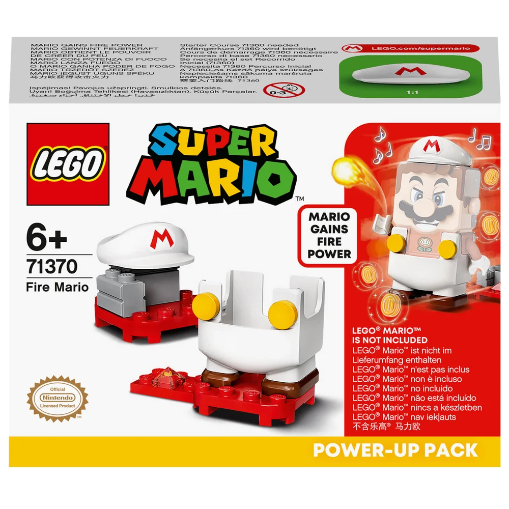 LEGO Super Mario Ensemble de Jeux de construction Costume Mario de feu (71370) Image 1