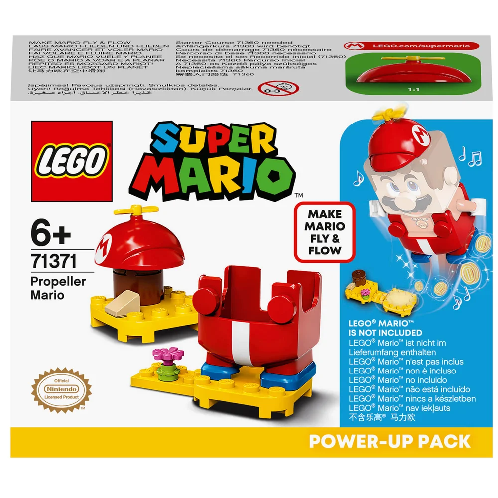 LEGO Super Mario Ensemble de Jeux de construction Costume de Mario hélice (71371) Image 1