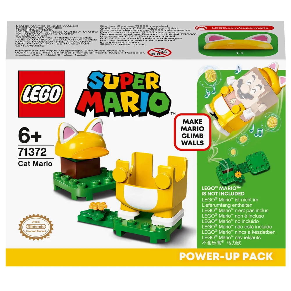 LEGO Super Mario Ensemble de Jeux de construction Costume de Mario chat (71372) Image 1
