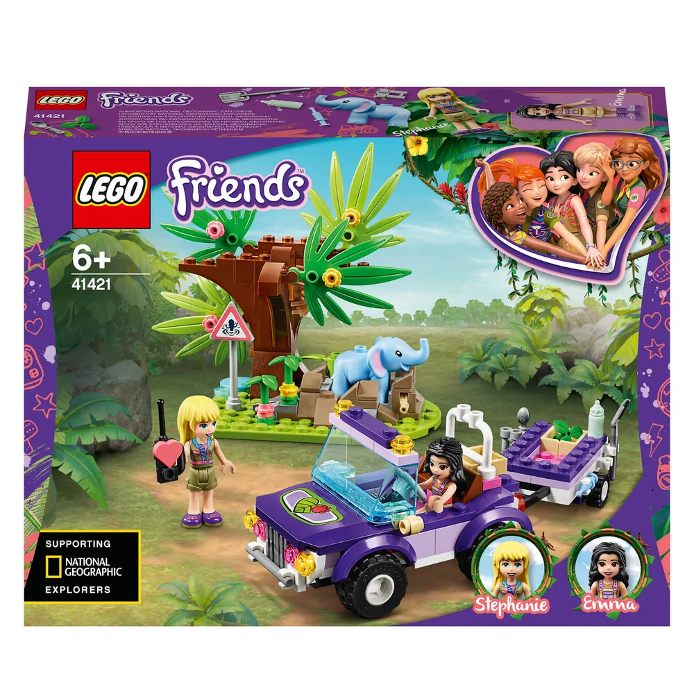 LEGO Friends : Ensemble de Jeux de construction Le sauvetage du bébé éléphant (41421) Image 1
