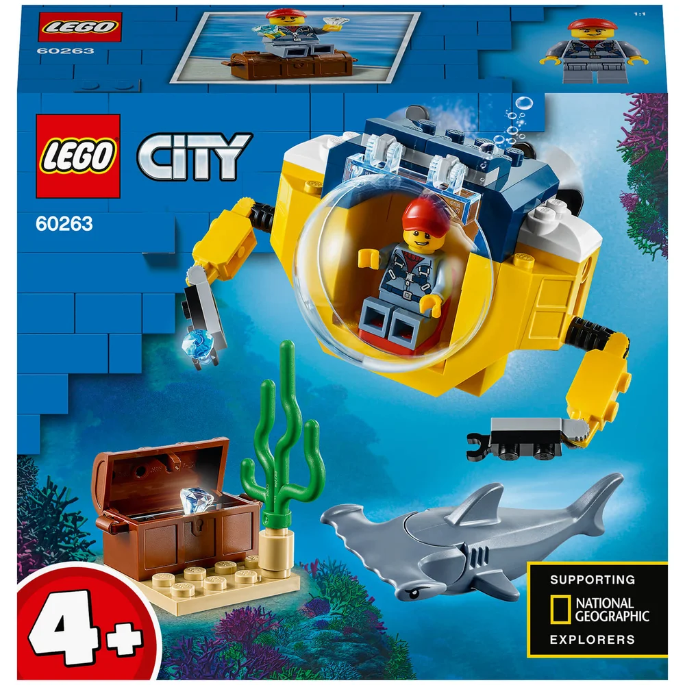 LEGO City : Ensemble de Jeux de construction Le mini sous-marin (60263) Image 1