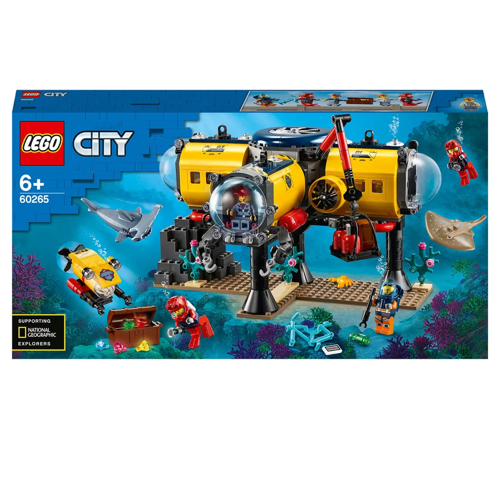 LEGO City : Ensemble de Jeux de construction La base d'exploration océanique(60265) Image 1