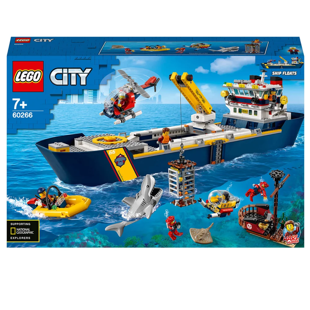 LEGO City : Le bateau d'exploration océanique Jouet (60266) Image 1