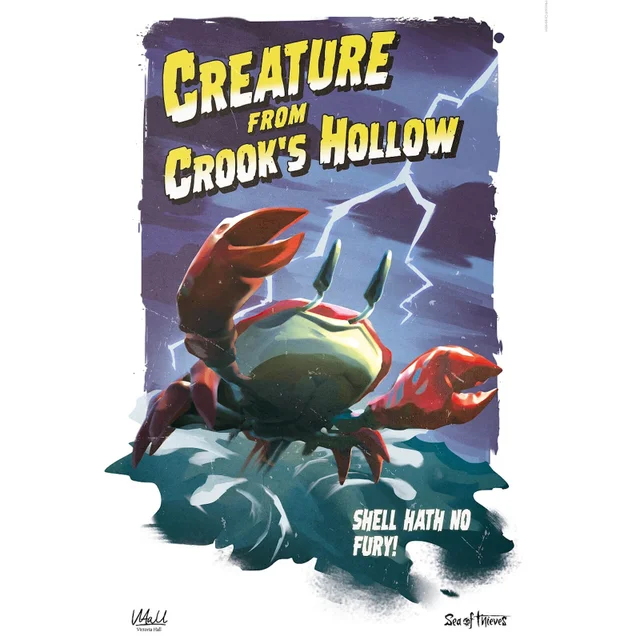 Sea of Thieves Impression d'art Édition Limitée - Crooks Hollow