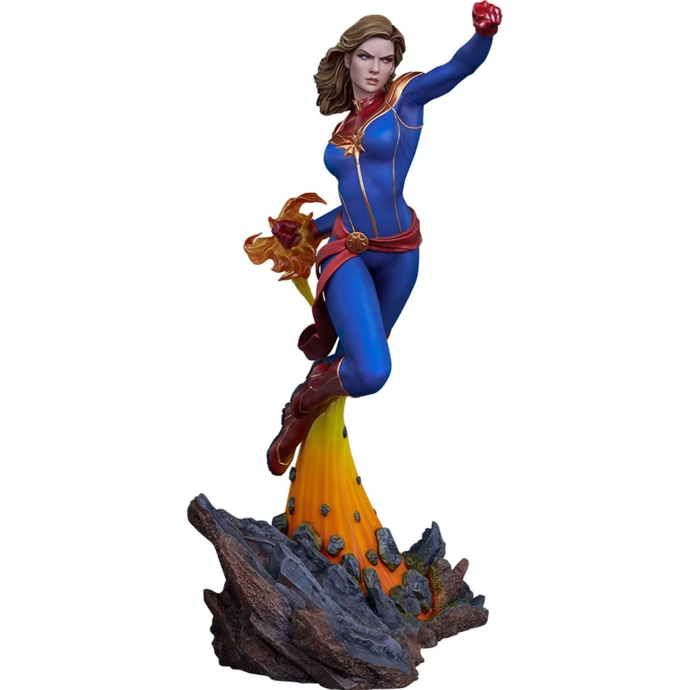 Statuette Captain Marvel à l'échelle 1/5 Avengers 41cm - Sideshow Collectibles Image 1