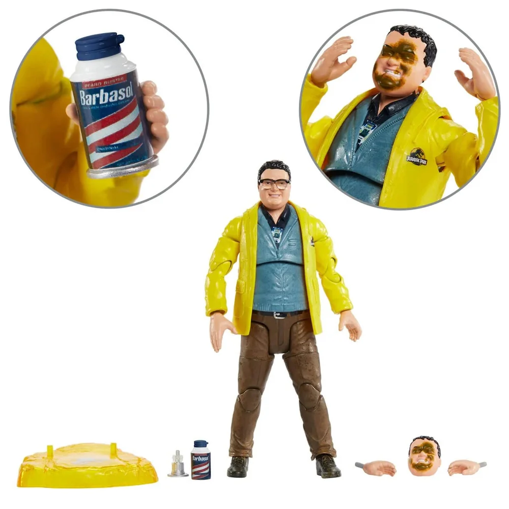 Mattel Jurassic World Amber Collection Figurine articulée - Dennis Nedry Image 1