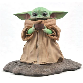 Star Wars The Mandalorian L'Enfant (Bébé Yoda) 'Soupe Pose' Échelle 1/2 Premier Collection Statue - Édition Limitée