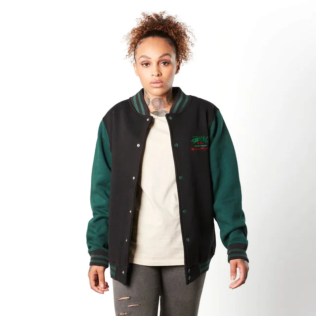 Varsity Jacket Tortues Ninja By The Slice - Noir / Vert