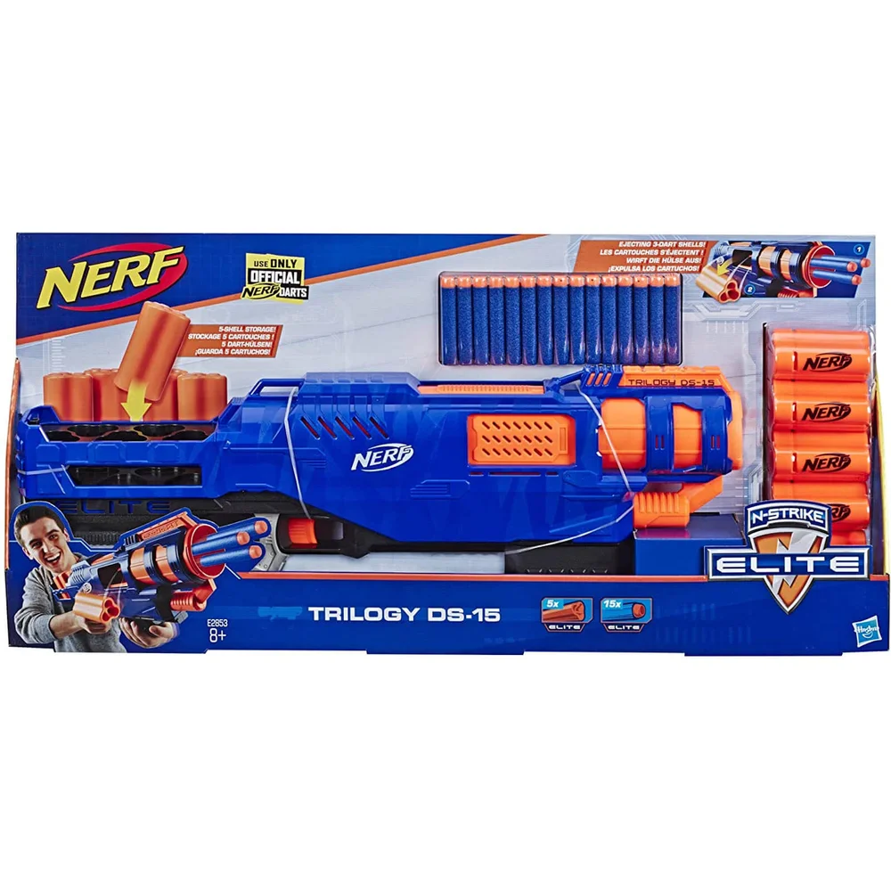 Nerf N-Strike Elite Trilogy DS 15 Blaster Image 1