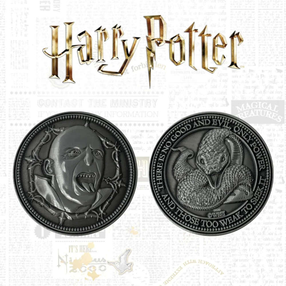 Pièce de monnaie decollectionner Harry Potter Édition Limitée Voldermort Image 1