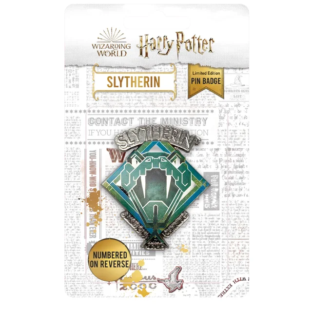 Insigne Serpentard Harry Potter, Édition Limitée