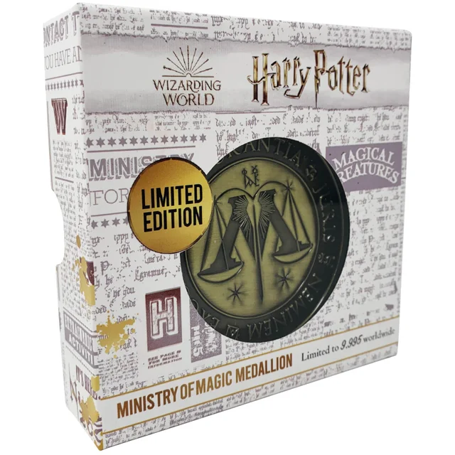 Médaillon Harry Potter Ministère de la Magie, Édition Limitée