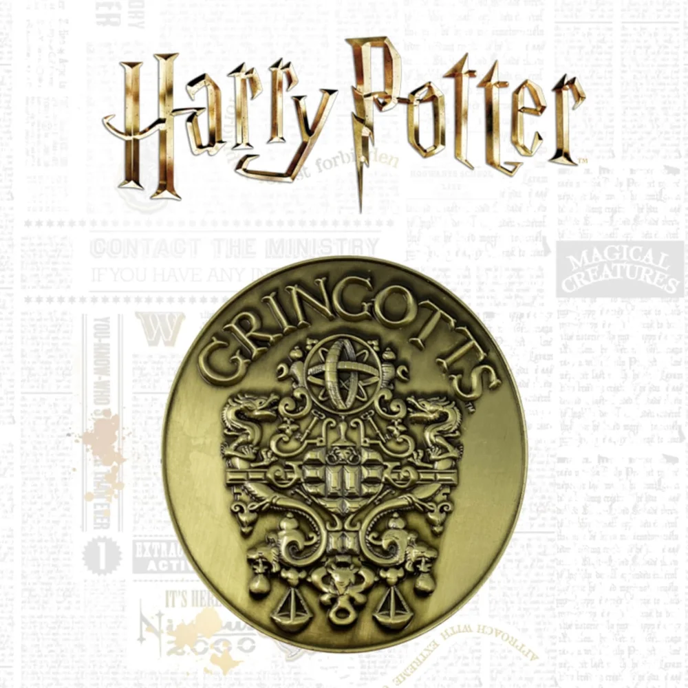 Médaillon Harry Potter Crête Gringotts, Édition Limitée Image 1