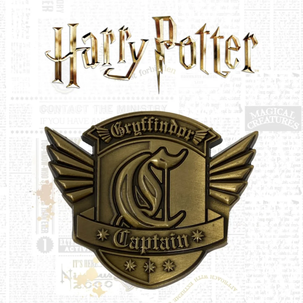Médaillon Harry Potter Capitaine de l'équipe Gryffondor, Édition Limitée Image 1