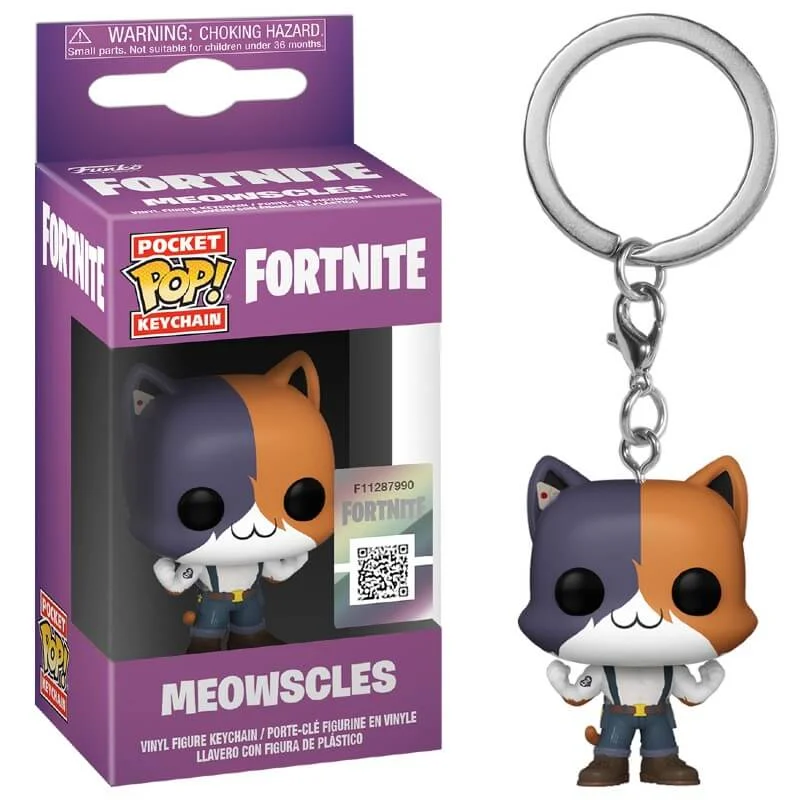 Fortnite Meowscles Pop ! Porte-clés Image 1