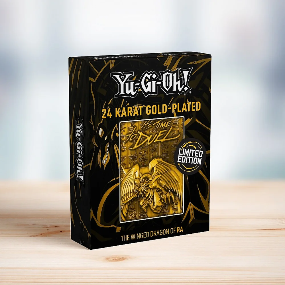 Yu-Gi-Oh ! Carte de Dieu en Édition Limitée - Dragon ailé de Râ Edition plaquée or 24 carats Image 1